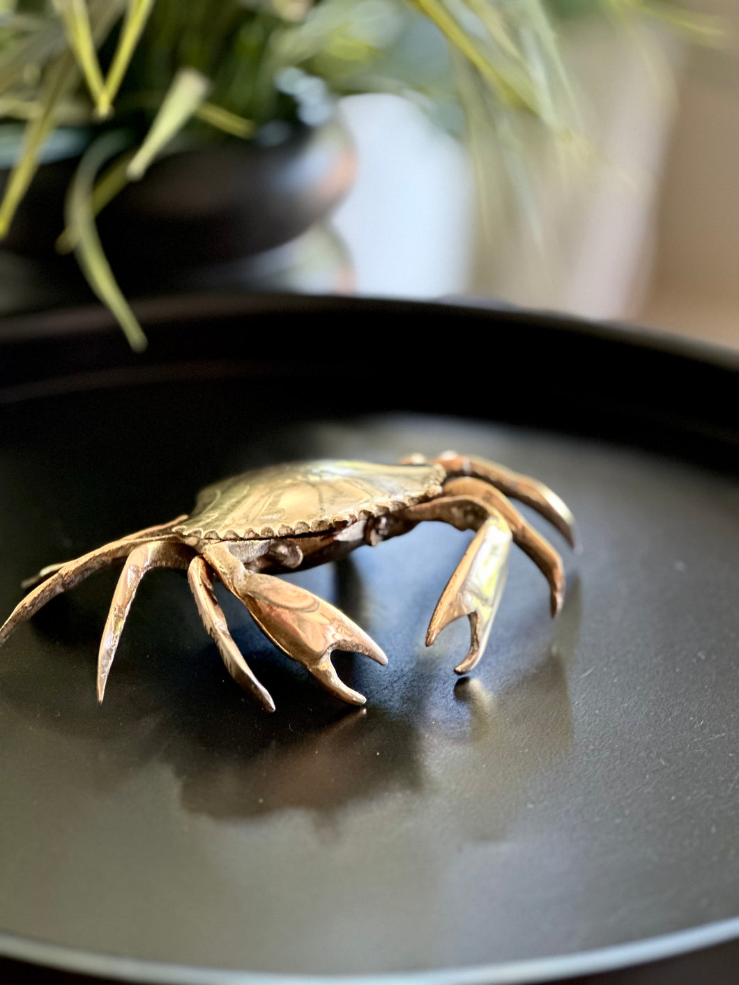 Brass Crab Ashtray