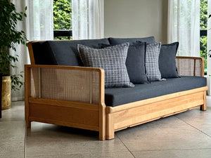 Vintage Beechwood Sleeper Couch