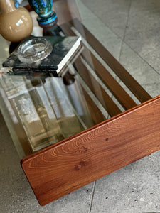 DS Vorster, Two-Tiered | Glass-Top Coffee Table