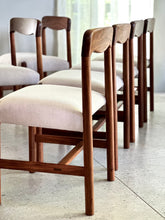 Load image into Gallery viewer, Set of 8 Solid Kiaat Dining Chairs by Artecasa Furniture
