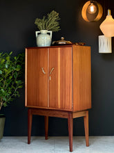 Load image into Gallery viewer, Retro Drinks Cabinet | Compact Design
