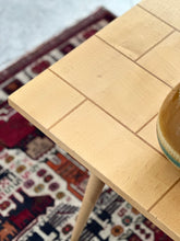 Load image into Gallery viewer, Blonde-Wood Inlaid Mid-Century Coffee Table
