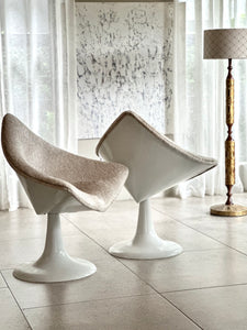 Mid-Century Modern Diamond-Shape Chairs