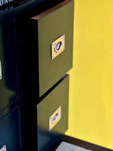 Load image into Gallery viewer, Tall Campaign-Style Chest of Drawers

