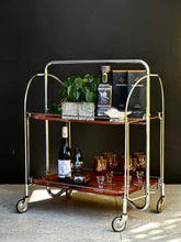Load image into Gallery viewer, Foldable Retro Trolley - Formica Trays
