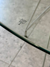Load image into Gallery viewer, Glass &amp; Chrome Round Dining Table - Eiffel Design
