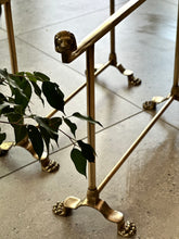 Load image into Gallery viewer, Vintage, Solid Brass Trestle Bases
