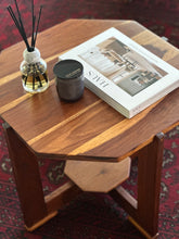 Load image into Gallery viewer, Octagonal Solid Kiaat &amp; Teak Side Table / Lamp Table
