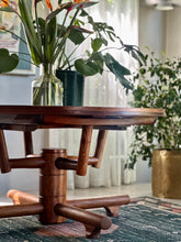 Load image into Gallery viewer, Round Extendable Solid Kiaat Table by Artecasa Furniture
