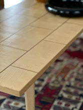 Load image into Gallery viewer, Blonde-Wood Inlaid Mid-Century Coffee Table
