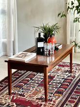 Load image into Gallery viewer, Solid Imbuia Coffee Table with Glass Inlay
