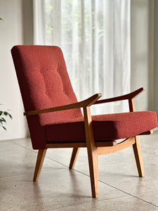 Beechwood Armchair in Paprika