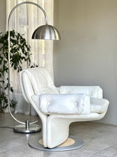 Load image into Gallery viewer, Post-Modern Leather Swivel Chair | Credited to Artifort
