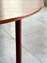 Load image into Gallery viewer, Round Mid-Century Extendable Dining Table
