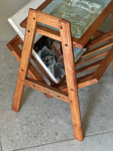 Retro Magazine Rack | Side Table