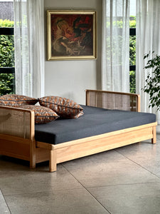 Vintage Beechwood Sleeper Couch