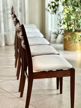 Load image into Gallery viewer, Set of 6 Mid-Century Imbuia Dining Chairs
