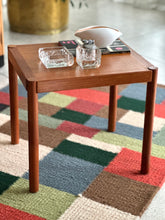 Load image into Gallery viewer, Danish Teak Side Table, O.H. maker’s mark, Denmark, 1977
