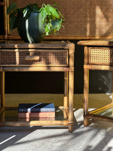 Bamboo and Rattan Pedestal