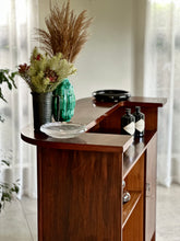 Load image into Gallery viewer, Vintage Bar Counter with Three Stools
