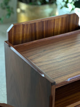 Load image into Gallery viewer, A Pair of Bedside Pedestals | Built-in Magazine or Book Holder
