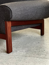 Load image into Gallery viewer, Mahogany Framed, Mid-Century Couch
