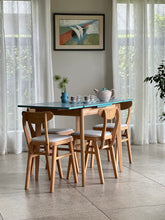 Load image into Gallery viewer, Retro Kitchen Table with a Set of Four Chairs
