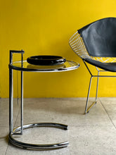 Load image into Gallery viewer, Adjustable Glass Side Table - Eileen Grey Style
