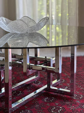 Load image into Gallery viewer, Striking Chromed and Smokey Glass Coffee Table
