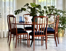 Load image into Gallery viewer, Elegant Spindle-Back Dining Chairs | Set of Six
