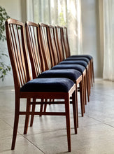 Load image into Gallery viewer, Elegant Spindle-Back Dining Chairs | Set of Six
