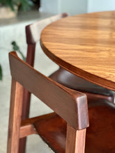 Load image into Gallery viewer, Set of 6 Kiaat Dining Chairs by DS Vorster &amp; Co (4 with Leather)
