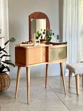 Load image into Gallery viewer, Reimagined Petite Retro Dresser with Stool
