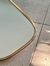 Load image into Gallery viewer, Solid Brass Framed Vintage Mirror
