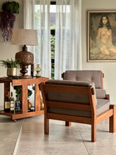 Load image into Gallery viewer, Pair of Solid Kiaat, DS Vorster &amp; Co Chairs (2 or 4)
