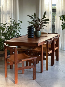 Solid Kiaat Kallenbach Dining Set