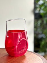 Load image into Gallery viewer, Red Glass Ice Bucket
