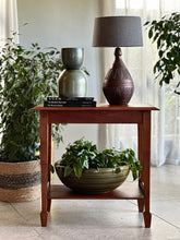 Load image into Gallery viewer, Two-Tier Side/Lamp Table in Teak
