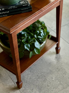 Two-Tier Side/Lamp Table in Teak