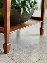 Load image into Gallery viewer, Two-Tier Side/Lamp Table in Teak
