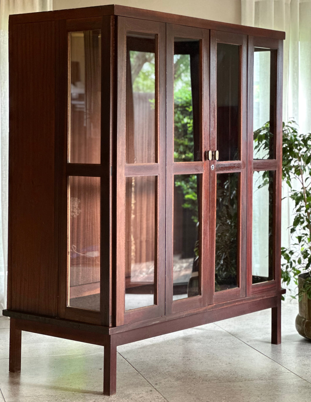Unique Storage Cabinet / Wardrobe - Solid Mahogany