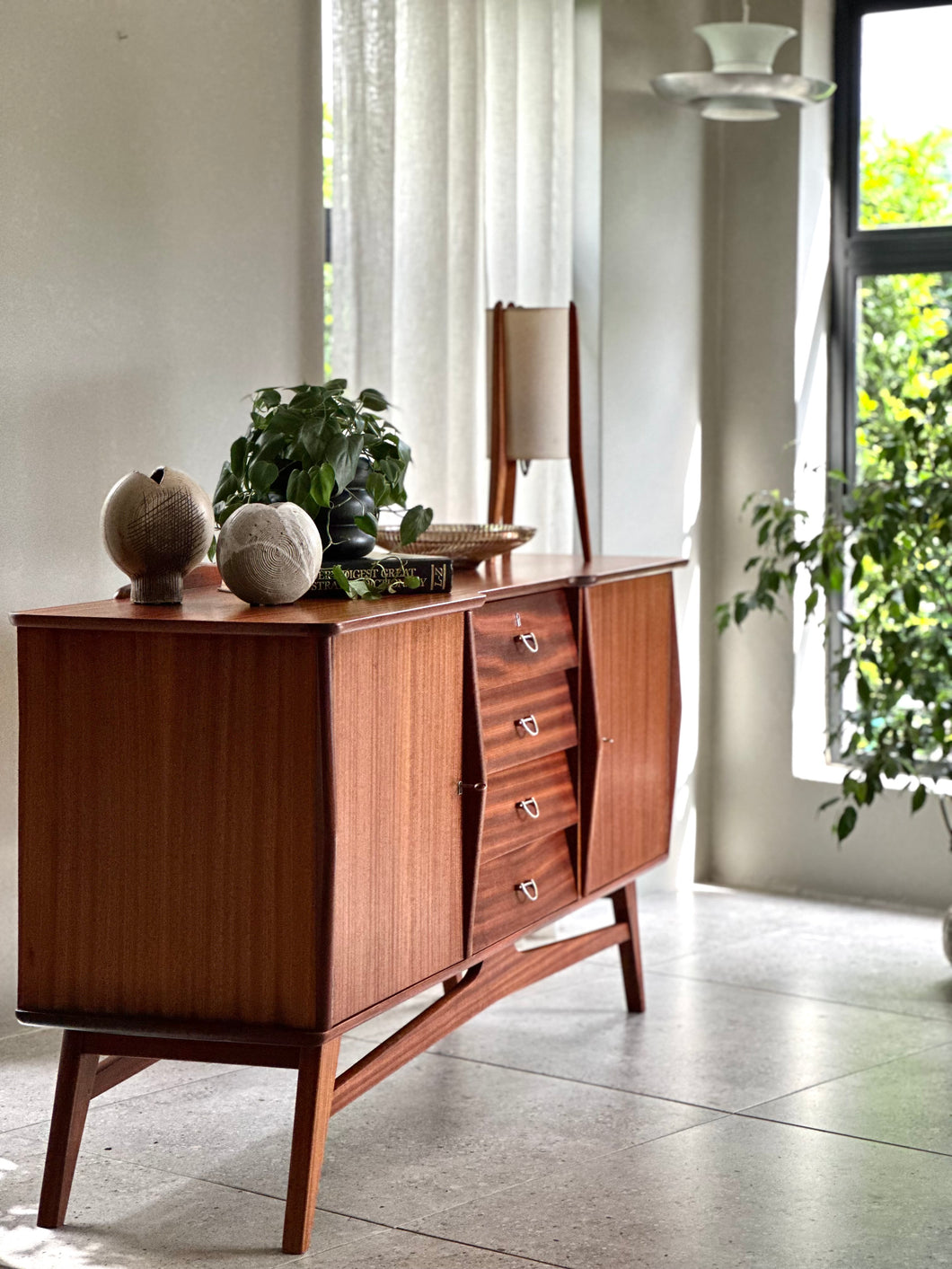 Retro Angled Sideboard