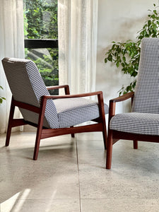 Mid-Century Danish Style Occasional Armchairs