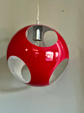 Load image into Gallery viewer, Red Space Age-Style Pendant
