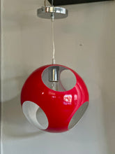 Load image into Gallery viewer, Red Space Age-Style Pendant
