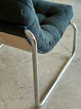 Load image into Gallery viewer, Mid-Century Modern Chrome-Framed Sling Chair
