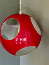 Load image into Gallery viewer, Red Space Age-Style Pendant
