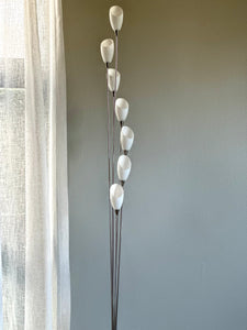 Chromed 7 Globe Floor Lamp