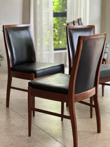 Set of Six Danish-Style Dining Chairs