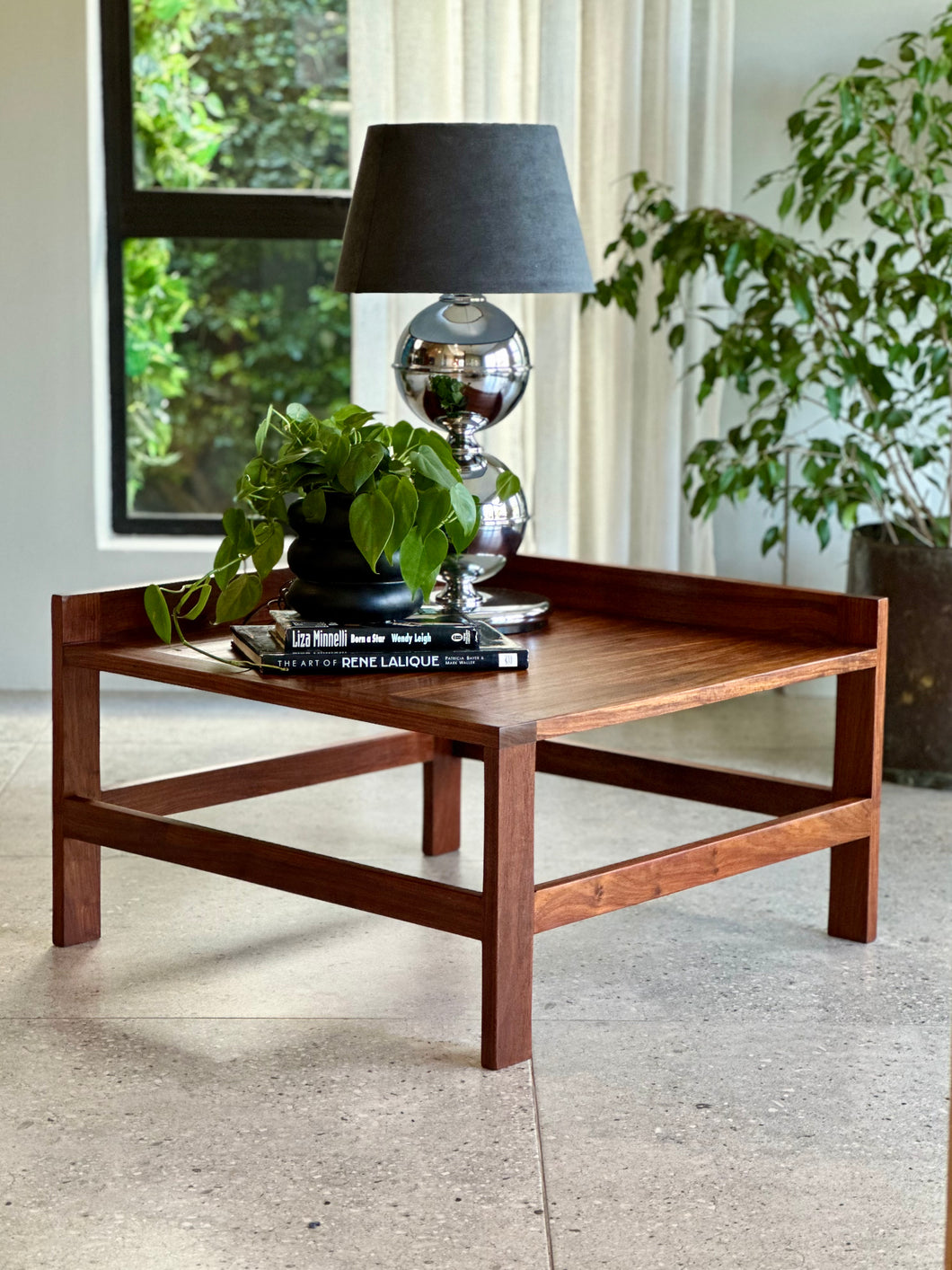 Solid Kiaat Kallenbach Corner Coffee Table